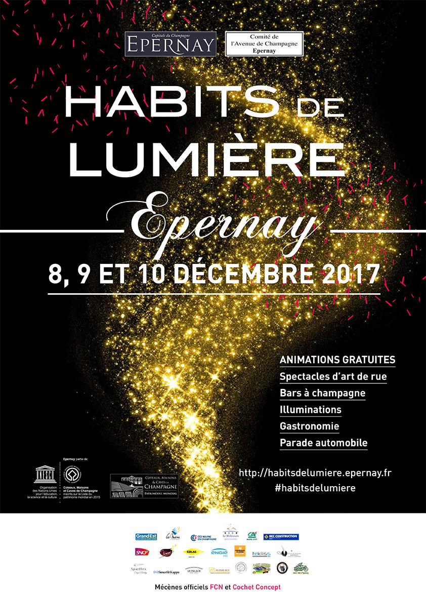 Habits de lumière, un festival unique à découvrir à Epernay Univers Luxe